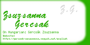 zsuzsanna gercsak business card