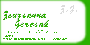 zsuzsanna gercsak business card